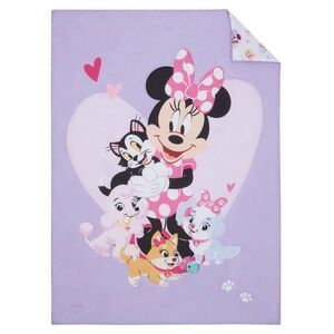 Minnie Mouse - 4pc Toddler Minnie Mouse Reversible Bed Set Purple